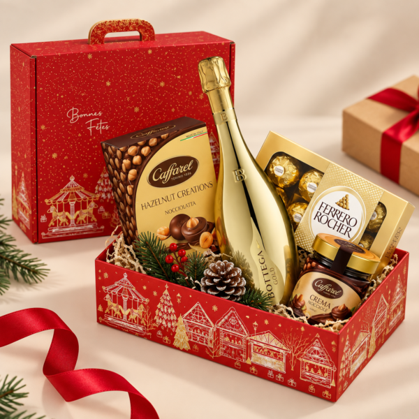 Gold Christmas Box