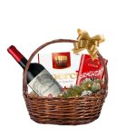 Коледен подарък в кошница