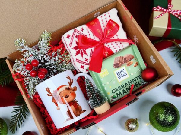 Коледен подаръчен комплект с чорапи