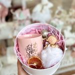 Коледен комплект в розово