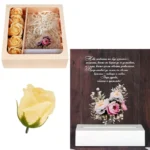 Подаръчен комплект 3D - LED лампа с послание - Image 2