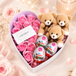 Pink Teddy Bear Box