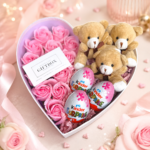 Pink Teddy Bear Box