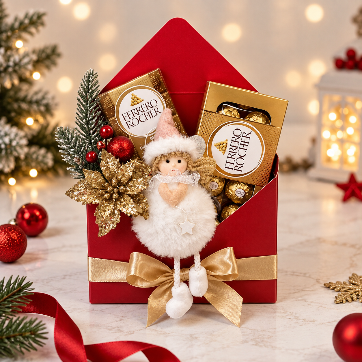 Коледен подарък "Ferrero Rocher" Коледен подарък "Ferrero Rocher"