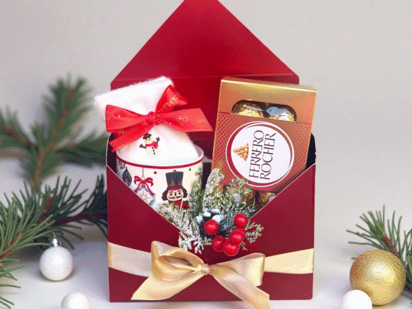 Коледен подарък плик "За Нея"