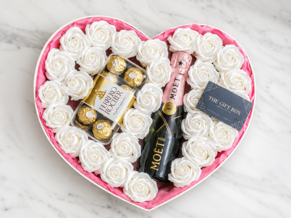 Luxury Rose Moet Mini Box